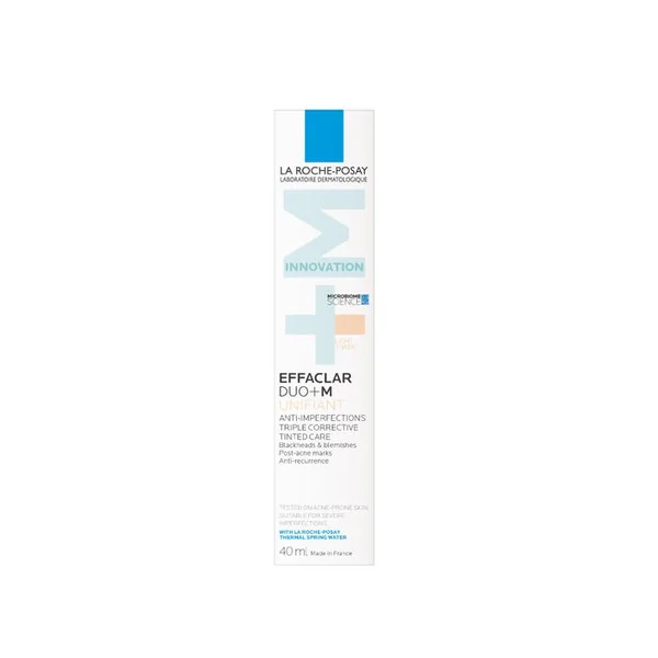EFFACLAR DUO+M - Unifiant Soin Triple Correction Anti-Imperfections - Teinte Light, 40ml