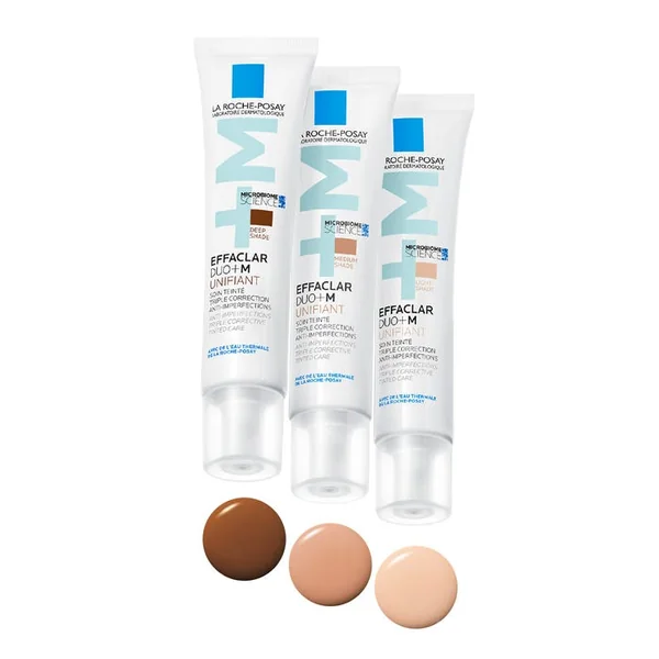 EFFACLAR DUO+M - Unifiant Soin Triple Correction Anti-Imperfections - Teinte Light, 40ml