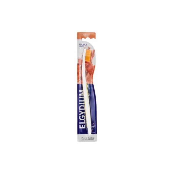 Elgydium Nature Color Brosse à Dents Souple - Couleur : Jaune