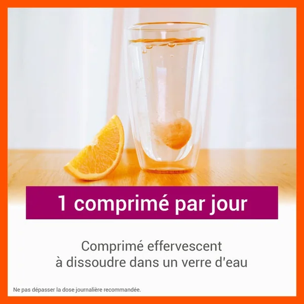 ENERGIE - Vitalité, Système Immunitaire, Performance Intellectuelle - Dès 11 Ans, 30 Comprimés Effervescents