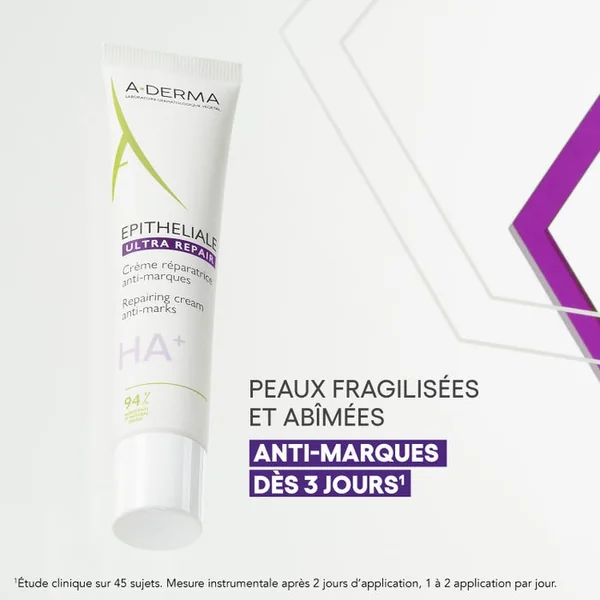 EPITHELIALE ULTRA REPAIR - Crème Réparatrice Anti-Marques - Visage et Corps - Peaux Fragilisées, 100ml