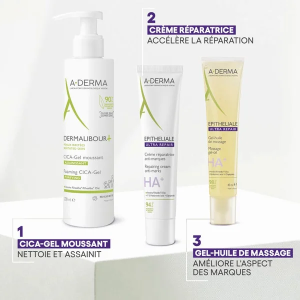 EPITHELIALE ULTRA REPAIR - Crème Réparatrice Anti-Marques - Visage et Corps - Peaux Fragilisées, 40ml