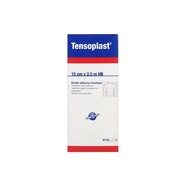 Essity Tensoplast Bande Adhésive Elastique 15 cm x 2.5 m HB