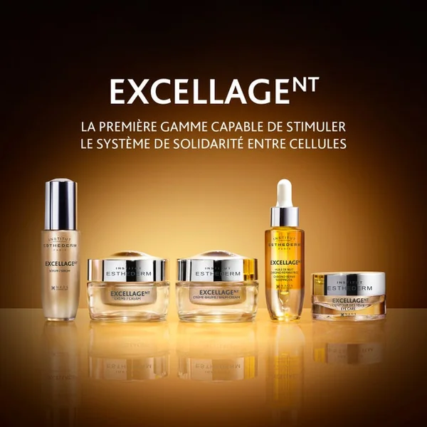 EXCELLAGE NT - Crème Anti-Age Densité et Nutrition - Visage - Peaux Matures et Fragilisées, 50ml