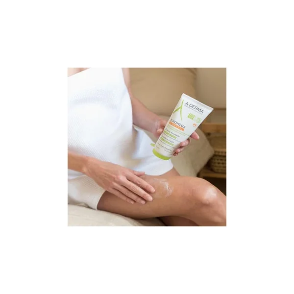 EXOMEGA CONTROL - Crème Émolliente Anti-Grattage - Visage et Corps - Peaux Sèches à Tendance Atopique, 50ml