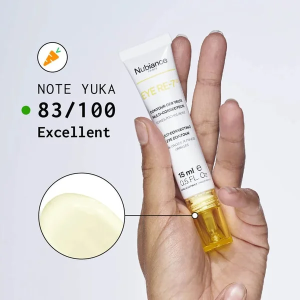 EYE RE-7 - Contour des Yeux Multi-Correcteur - Cernes, Poches et Rides - Tous Types de Peaux, 15ml