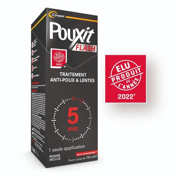FLASH - Traitement Lotion Anti-Poux et Lentes, 150ml