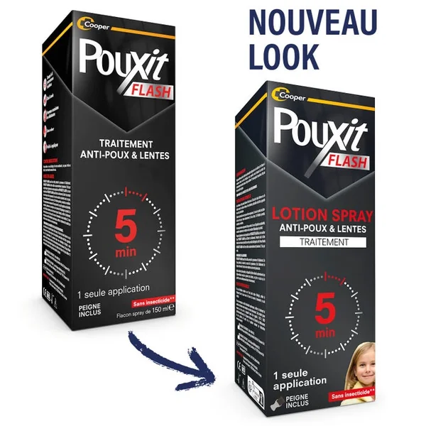 FLASH - Traitement Lotion Anti-Poux et Lentes, 150ml