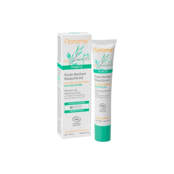 Florame Pureté Fluide Matifiant Rééquilibrant Bio 40 ml