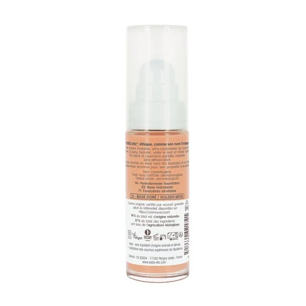 Fond de teint hydratant, Teint Divin - 25 Beige doré