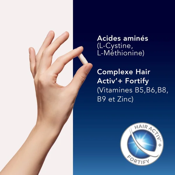 FORCAPIL - Cheveux et Ongles Fortifiant, 180 gélules + 60 gélules offertes