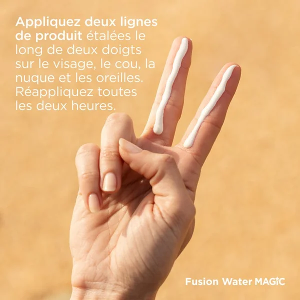 FOTOPROTECTOR - Fusion Water Magic Crème Solaire SPF50 - Visage - Tous Types de Peaux, 50ml