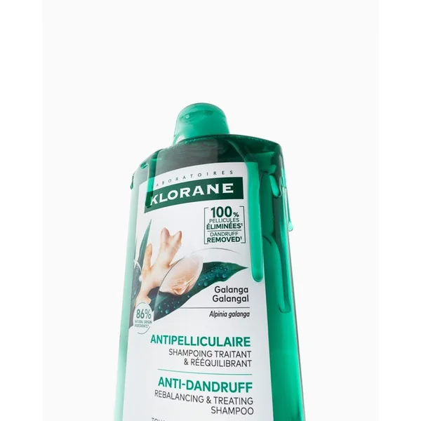 GALANGA - Shampoing Rééquilibrant Anti-Pelliculaire - Tous Types de Pellicules, 400ml