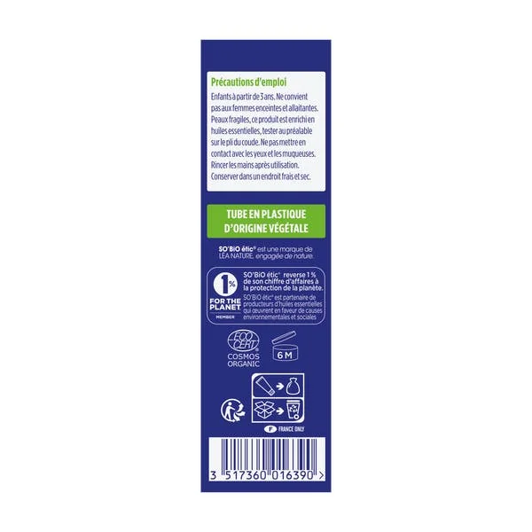 Gel apaisant piqûres au pur jus Aloe Vera + 7 huiles essentielles