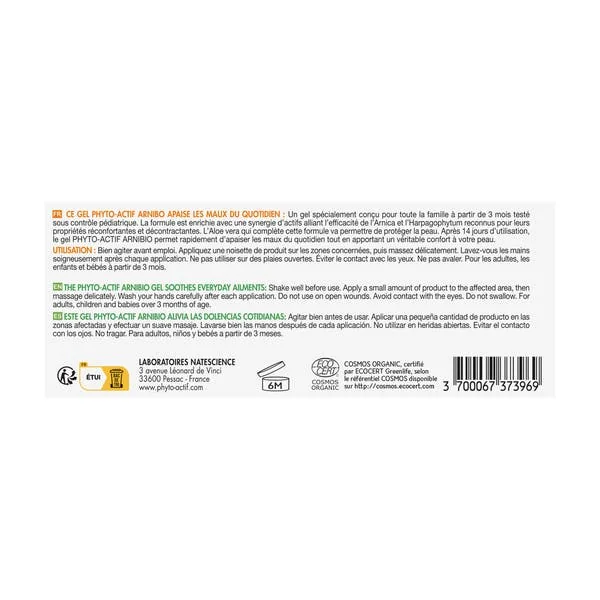 Gel Arnica Bio