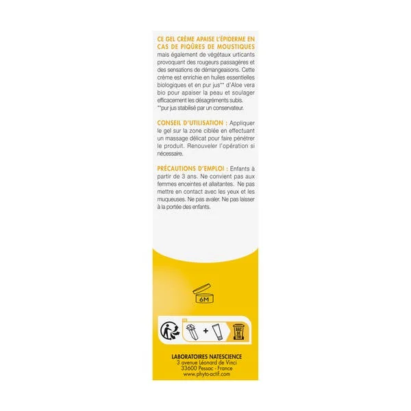 Gel Crème Apaisant Piqûres