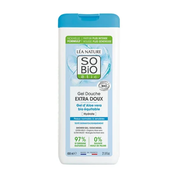 Gel douche Extra-doux à l'Aloe Vera Bio