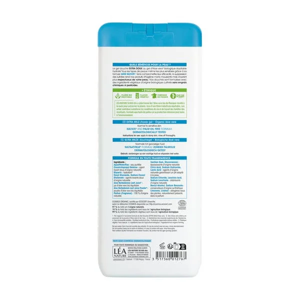 Gel douche Extra-doux à l'Aloe Vera Bio