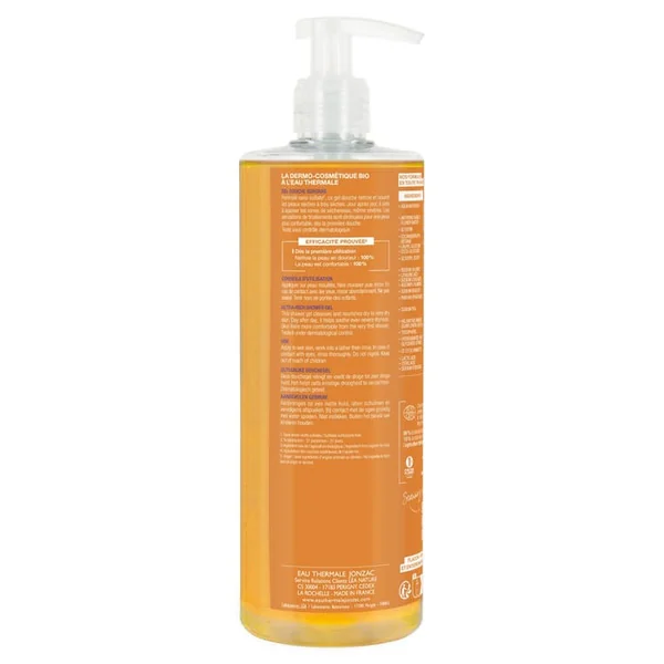 Gel Douche Surgras Haute Tolérance Bio - Peaux Sèches à Très Sèches, 500ml