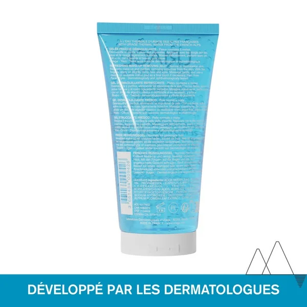 Gelée Fraîche Démaquillante - Visage et Yeux - Peaux Normales à Mixtes, 150ml