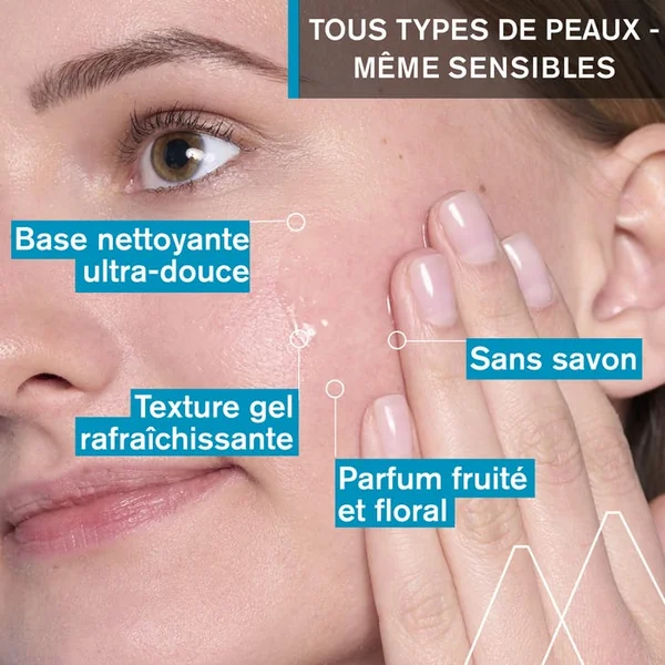 Gelée Fraîche Démaquillante - Visage et Yeux - Peaux Normales à Mixtes, 150ml