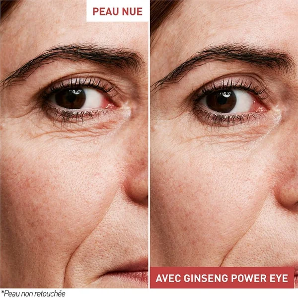 GINSENG POWER EYE - Crème Yeux Lissante - Tous Types de Peaux, 15ml