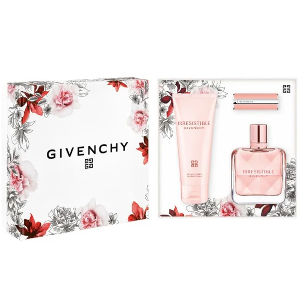 Givenchy - Irresistible Coffret Eau de Parfum et Lotion Corps et son Mini Embellisseur à Lèvres
