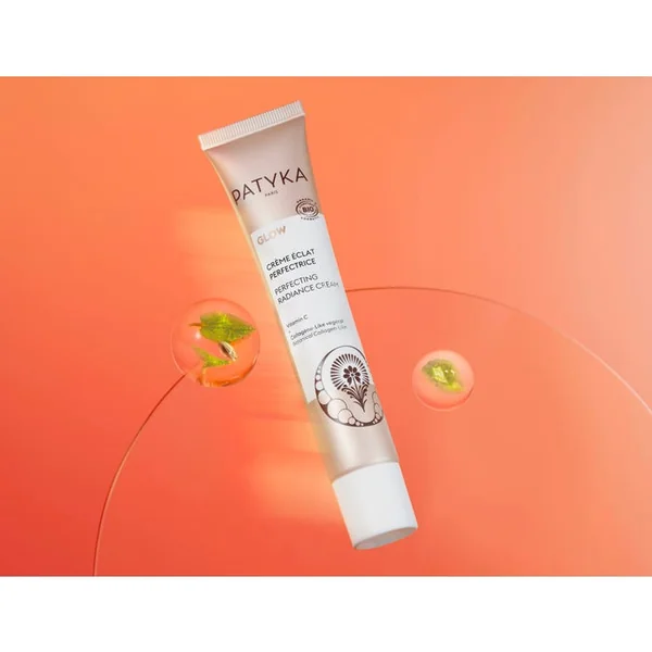 GLOW - Crème Eclat Perfectrice Bio - Visage - Tous Types de Peaux, 40ml