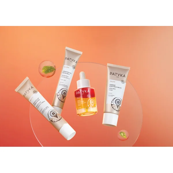 GLOW - Crème Eclat Perfectrice Bio - Visage - Tous Types de Peaux, 40ml