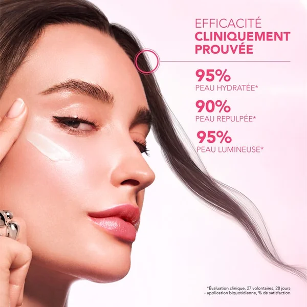 GLOW FRESH - Le Gel-Crème Fraîcheur Éclat Recharge - Visage - Peau Normales à Mixtes, 50ml