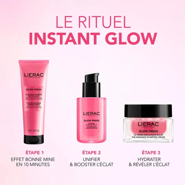 GLOW FRESH - Le Masque Express Revitalisant - Visage - Peaux Normales à Mixtes, 75ml