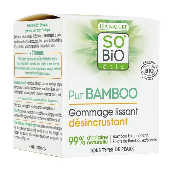 Gommage lissant désincrustant