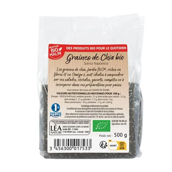 Graines de Chia 500g - bio
