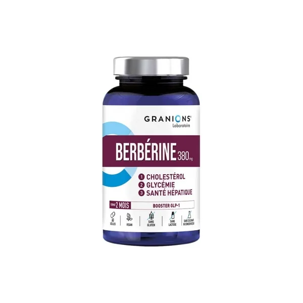 Granions Berbérine 380 mg 60 Gélules
