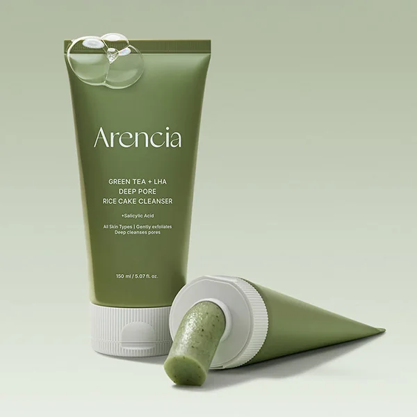 Green Tea + LHA Deep Pore Rice Cake Cleanser