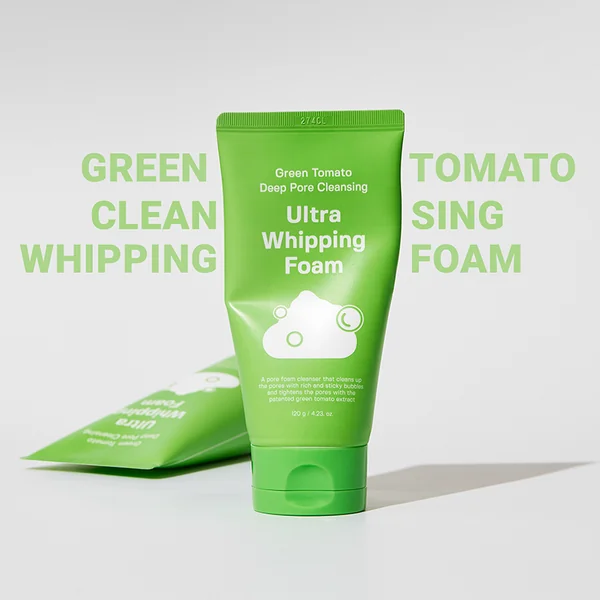 Green Tomato Deep Pore Cleansing Ultra Whipping Foam