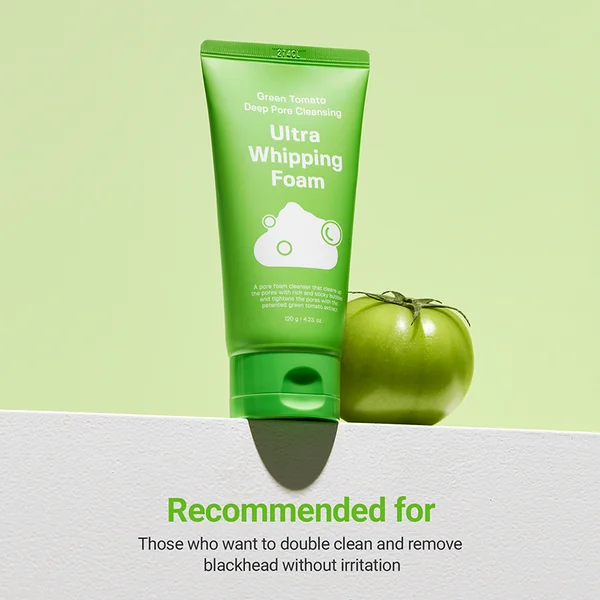 Green Tomato Deep Pore Cleansing Ultra Whipping Foam