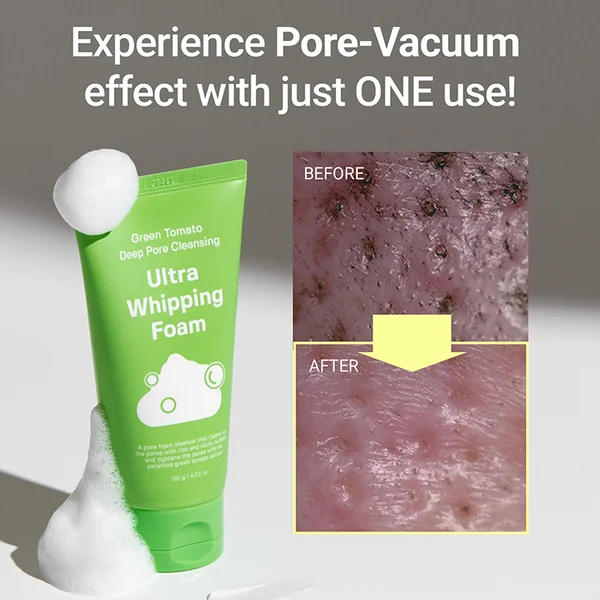 Green Tomato Deep Pore Cleansing Ultra Whipping Foam