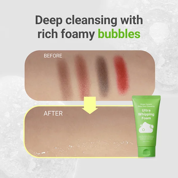 Green Tomato Deep Pore Cleansing Ultra Whipping Foam