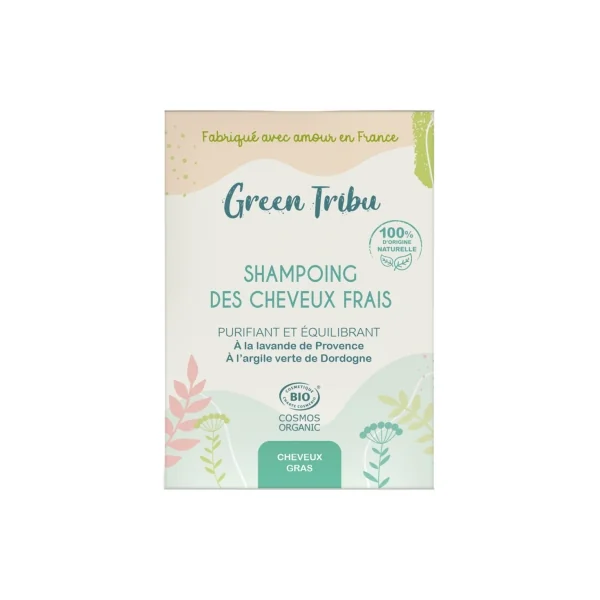 Green Tribu Shampoing des Cheveux Frais Bio 85 g