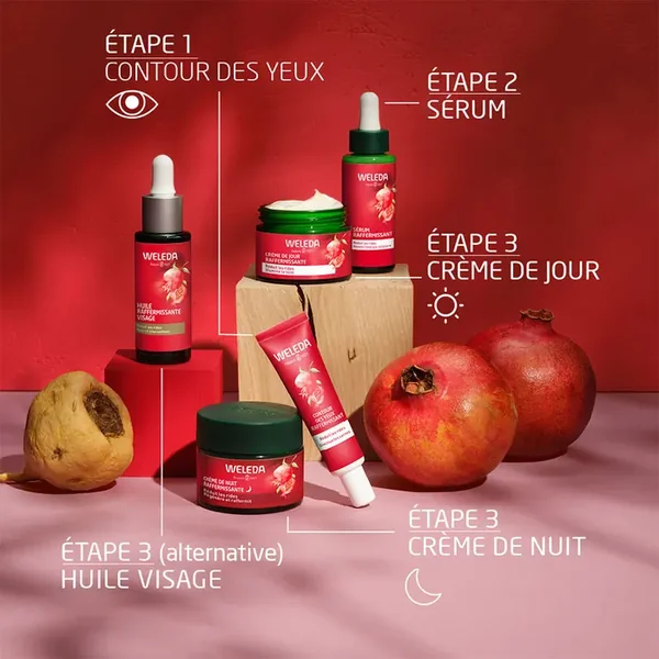 GRENADE ET MACA - Crème de Jour Raffermissante Bio - Tous Types de Peaux,40ml