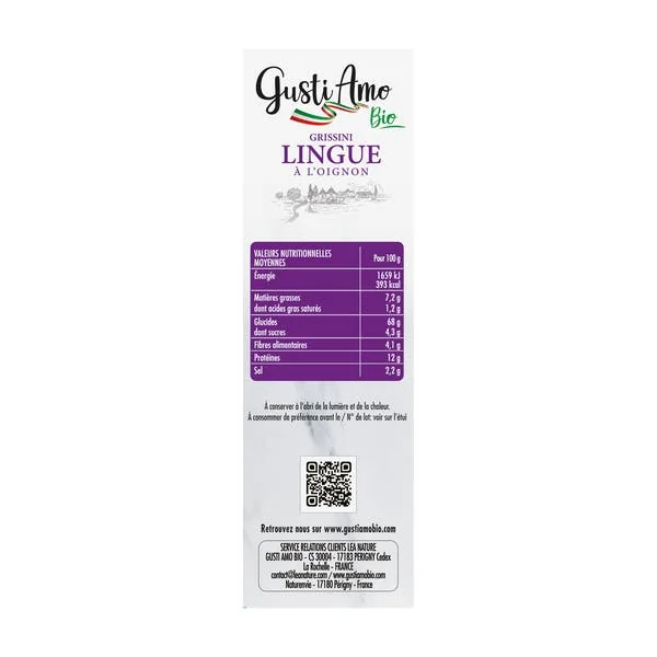 Grissini Lingue Oignon