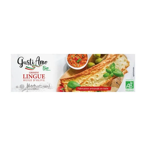 Grissini Lingue à l'huile d'olive