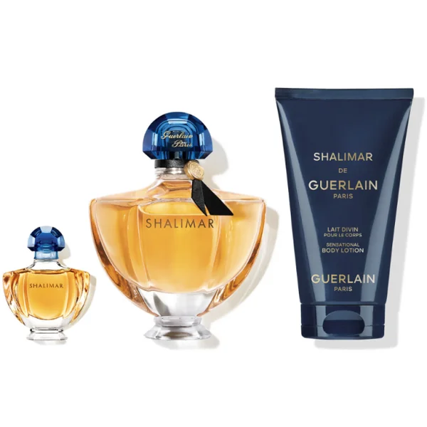 Guerlain - Shalimar Coffret Eau de Parfum avec sa miniature et son lait corps