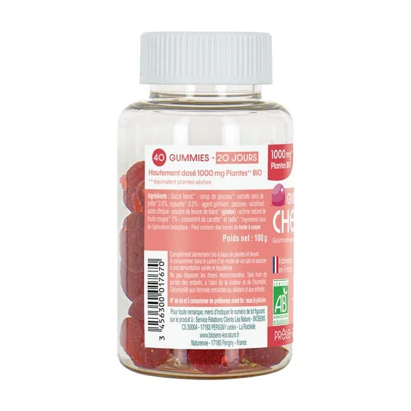 Gummies Cheveux Fruits rouges