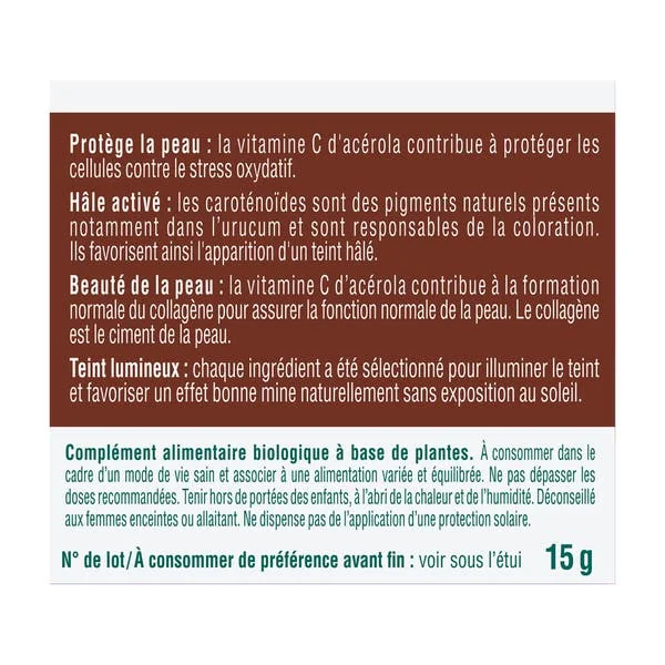 Gélule végétale Auto-bronzant - bio