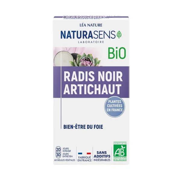 Gélule végétale Bien être du foie - Radis noir Artichaut