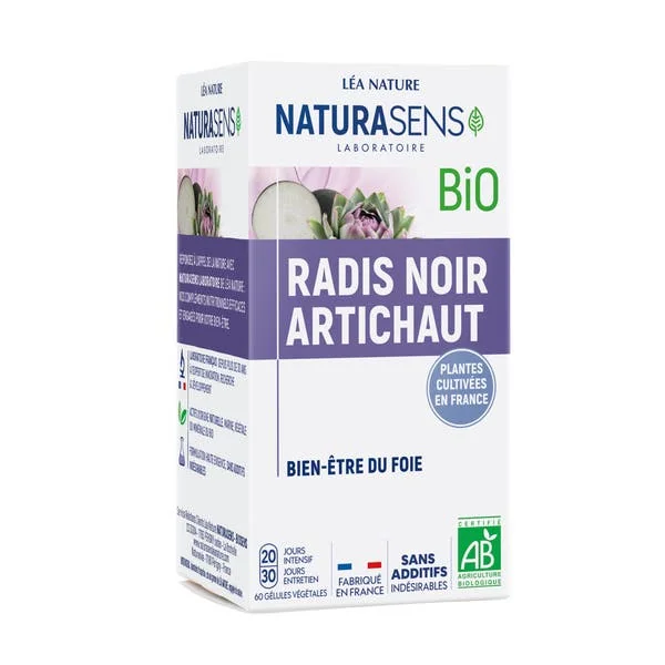 Gélule végétale Bien être du foie - Radis noir Artichaut