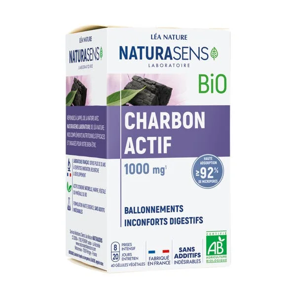 Gélule végétale Charbon actif