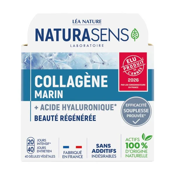 Gélule végétale Collagène marin + Acide Hyaluronique